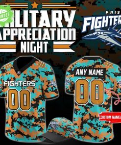 Frisco Fighters Military Nights Football Jersey 2025 – IFL Tribute Edition