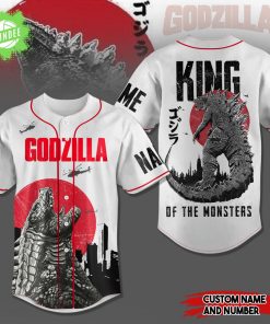 Godzilla King Of The Monsters Custom Jersey – Premium Monster Fan Gear