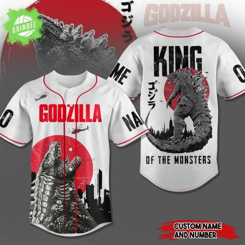 Godzilla King Of The Monsters Custom Jersey – Premium Monster Fan Gear