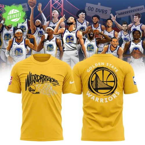 Golden State Warriors Yellow T-Shirt 2025 Edition
