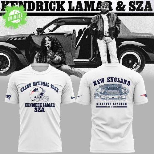 Grand National Tour x New England Patriots White Tshirt 2025