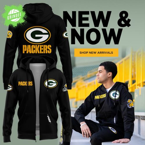 Green Bay Packers 2025 Zip Hoodie for Fans