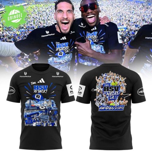 HSV Aufstieg 2025 T-Shirt – Der HSV ist Wieder Da Fan Shirt