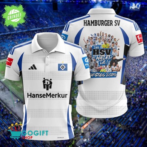 Hamburger SV Aufstieg 2025 Polo Shirt – DER COMEBACK Soccer Edition