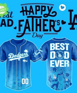Happy Father’s Day x Los Angeles Dodgers-3D Baseball Jersey