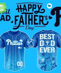 Happy Father’s Day x Philadelphia Phillies-3D Baseball Jersey