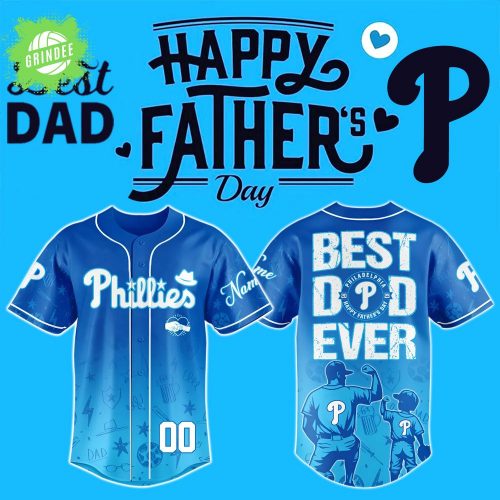 Happy Father’s Day x Philadelphia Phillies-3D Baseball Jersey
