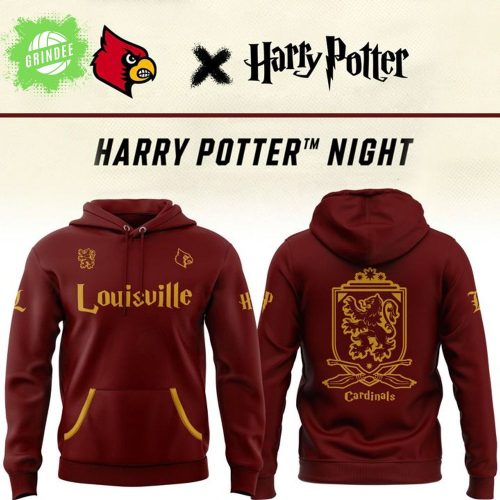 Harry Potter Louisville Cardinals Hoodie – 2025 Wizarding World Edition