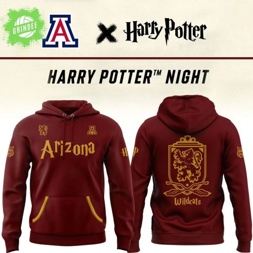 Harry Potter x Arizona Wildcats Hoodie 2025 – Magical Team Crossover