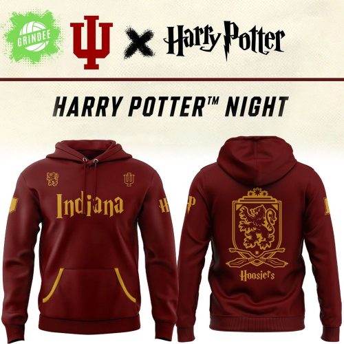 Harry Potter x Indiana Hoosiers Hoodie 2025 – Magic & College Team Hoodie