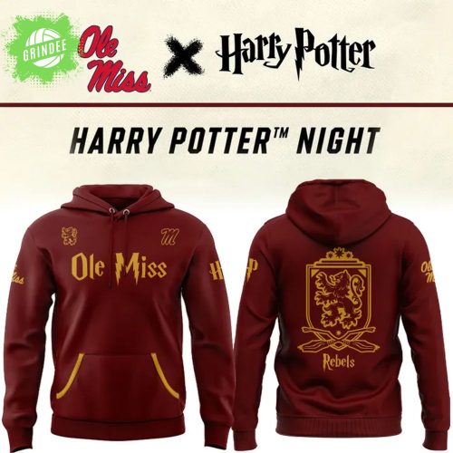 Harry Potter x Ole Miss Rebels Hoodie 2025 – Wizarding House x SEC Edition