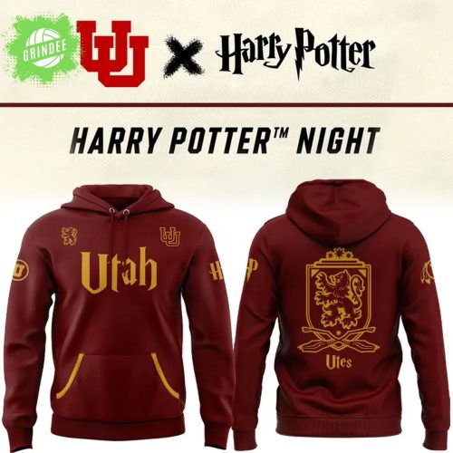 Harry Potter x Utah Utes Hoodie 2025 – Wizardry x Team Pride