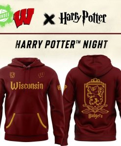 Harry Potter x Wisconsin Badgers Hoodie 2025 – Crossover Fan Apparel