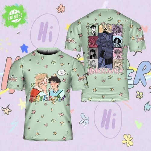 Heartstopper Style 3D Graphic Shirt