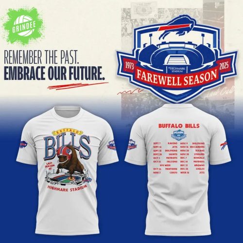 Highmark Stadium Farewell Season T-Shirt – Buffalo Bills Tribute Tee