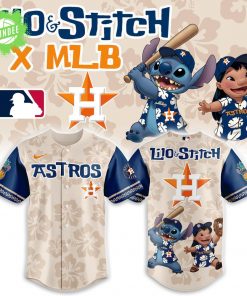 Housotn Astro x Lilo & Stitch 2025 Baseball Jersey Combo