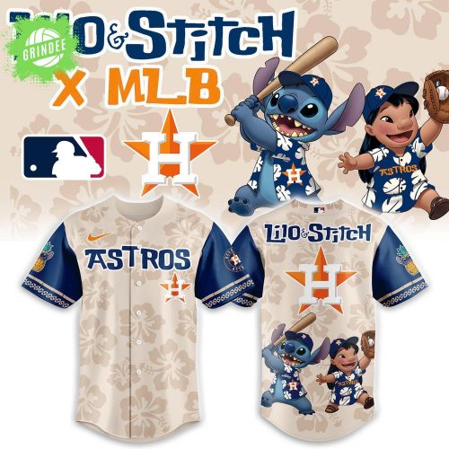 Housotn Astro x Lilo & Stitch 2025 Baseball Jersey Combo