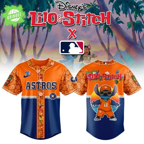 Houston Astros MLB x Lilo & Stitch Jersey