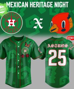 Houston Astros Mexican Heritage Night 2025 Baseball Jersey