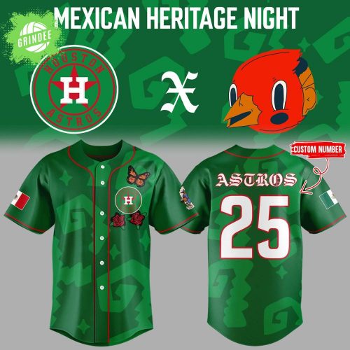 Houston Astros Mexican Heritage Night 2025 Baseball Jersey