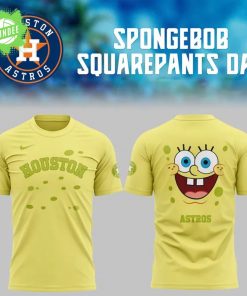 Houston Astros SpongeBob SquarePants Day T-Shirt – Nickelodeon Baseball Shirt