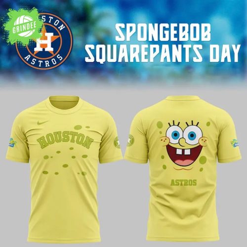 Houston Astros SpongeBob SquarePants Day T-Shirt – Nickelodeon Baseball Shirt
