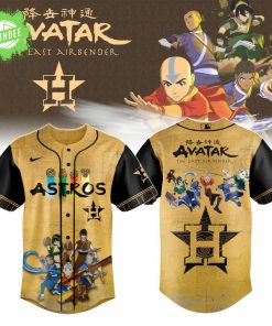 Houston Astros x Avatar The Last Airbender Jersey – Anime Crossover Baseball Design