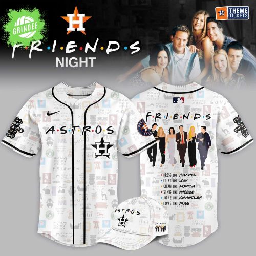 Houston Astros x FRIENDS Night Game Jersey 2025 – Limited MLB Edition