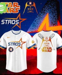 Houston Astros x Star Wars Baseball Jersey New Version 2025