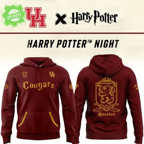 Houston Cougars Harry Potter Hoodie – Special 2025 Fan Crossover