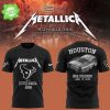 Atlanta Falcons x Metallica Tour 2025 Black T-Shirt – Concert Series Tee