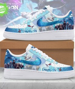 How to Train Your Dragon AF1 Sneakers – Toothless Themed Custom Shoes