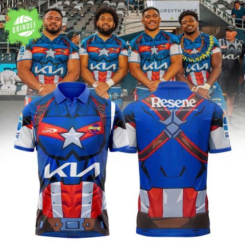 Hurricanes x Captain America 2025 Polo Shirt