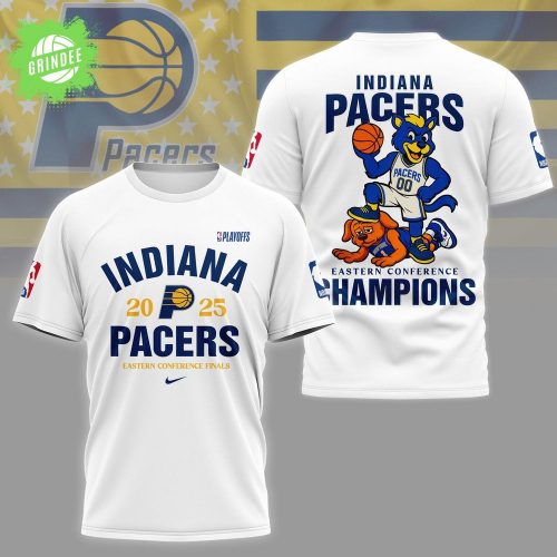Indiana Pacers | Premium Eastern Conference Champions 3D Shirt