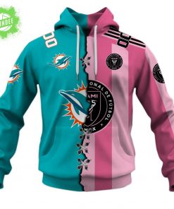Inter Miami CF x Miami Dolphins Special Hoodie (MLS x NFL Streetwear)