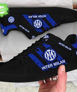 Inter Milan Champions League 2025 Stan Smith Shoes – Black Edition Sneakers