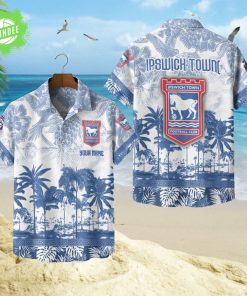 Ipswich Town FC Hawaiian Style Tropical Shirt
