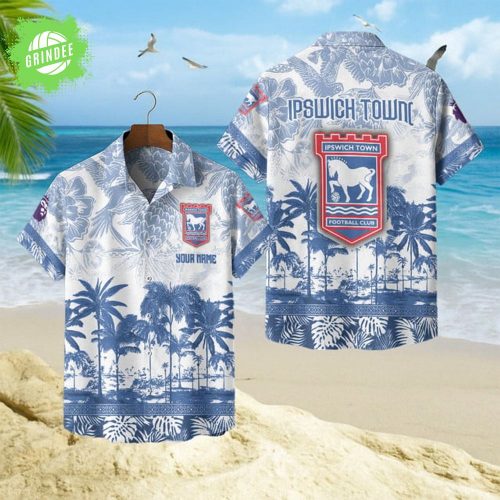 Ipswich Town FC Hawaiian Style Tropical Shirt