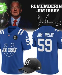 Irsay’s Blue Heart Football Jersey