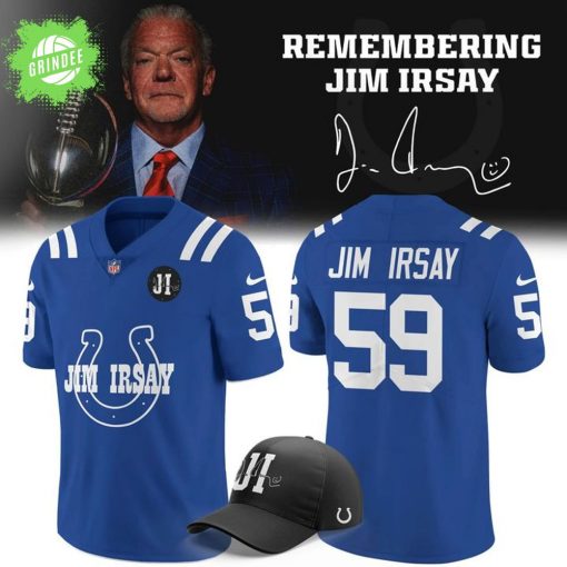 Irsay’s Blue Heart Football Jersey