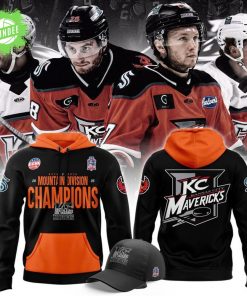 KC Mavericks 2025 Back to Back Mountain Division Champions Hoodie