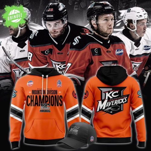 KC Mavericks 2025 Orange Hoodie – Mountain Division Champions Edition