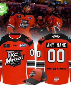 Kansas City Mavericks Orange Replica Hockey Jersey 2025 – New A Design