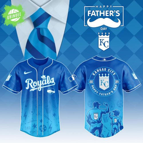 Kansas City Royals 2025 Father’s Day Jersey – Baseball Gift Jersey