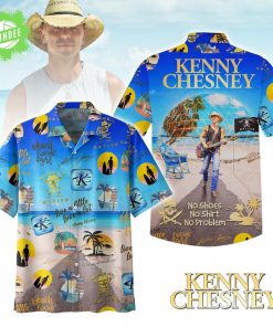 Kenny Chesney Hawaiian Shirt – No Shoes No Shirt No Problem Beach Shirt