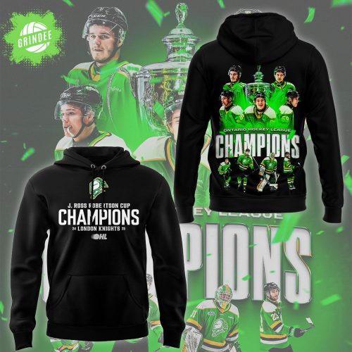 Knights Hockey Champions Hoodie – Black Ice Team Victory Edition