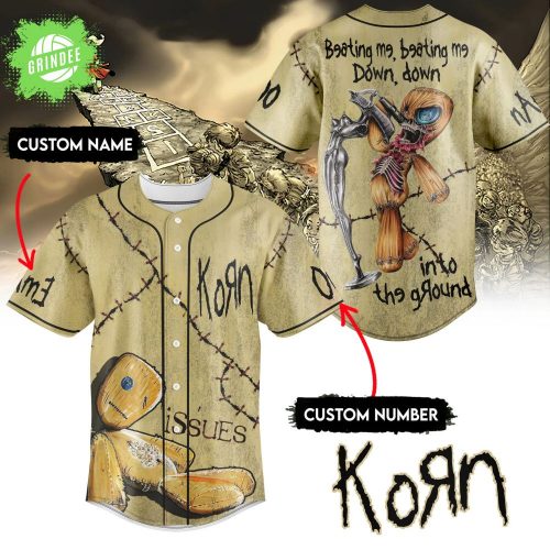 Korn “Beating Me Down” Baseball Jersey