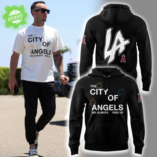 LA Angels “The city of Angel” Combo Black Hoodie