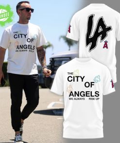 LA Angels “The city of Angel” Combo White Tshirt