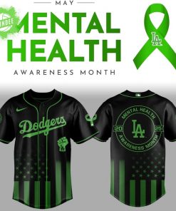 LA Dodgers Mental Health Awareness Month 2025 Jersey – Fan Tribute Edition